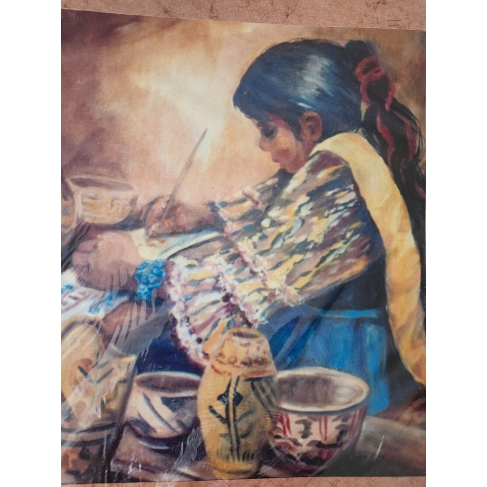 Native American Collection GJ Bly #9 Wall Art 13.5" x 14 7/8"